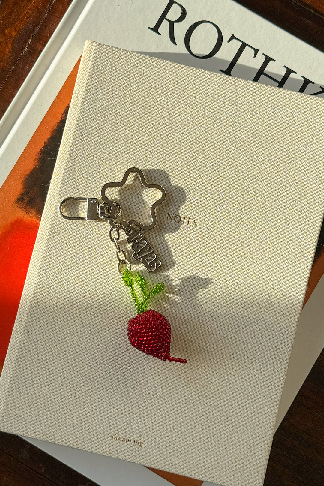 Radish Keychain